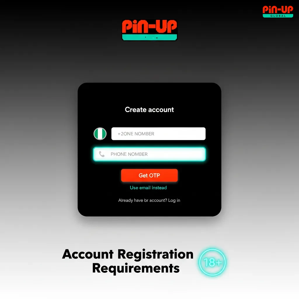 Account registration: 18+, comply with Nigerian law, one account, real details, own payment, accept Terms & Privacy Policy.