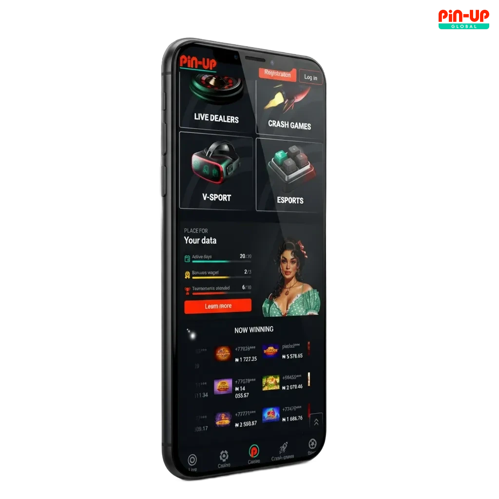 Pin-Up iOS app for Nigeria: sports betting & casino, secure payments, 120% + 250FS welcome up to ₦9,000,000. Download for iOS