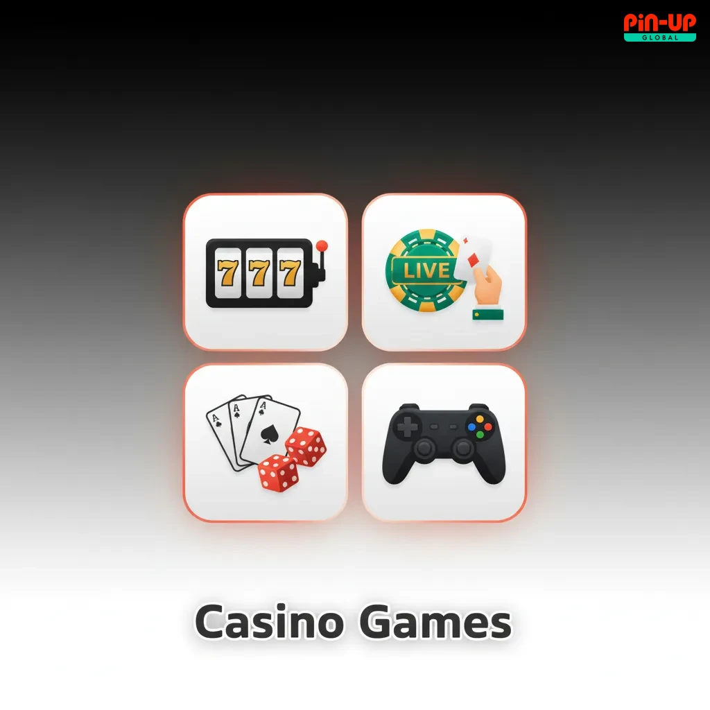 Casino games: slots, Megaways, crash, blackjack, roulette, baccarat, live dealer, game shows, instant win, video poker.