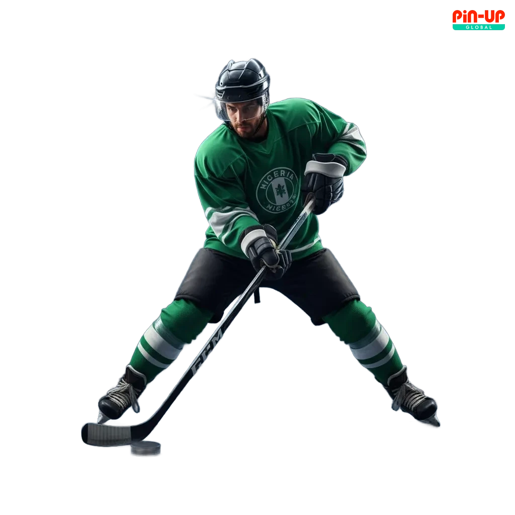 Pin-Up ice hockey betting in Nigeria on mobile and desktop with NHL/KHL odds, live markets, cash out, ₦ deposits, bonus.