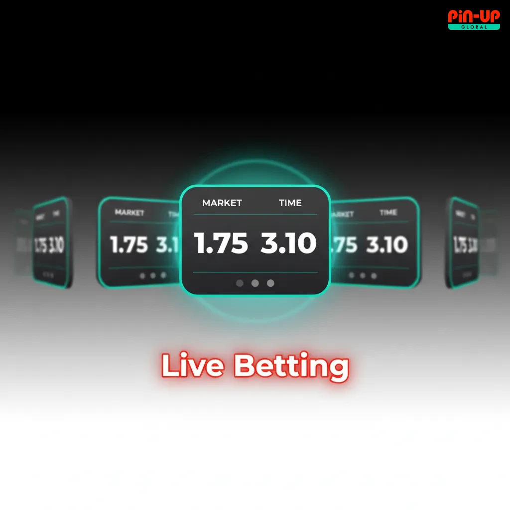 Live betting interface showing in-play odds, next goal markets, cash-out, and trackers for football, basketball, and tennis.