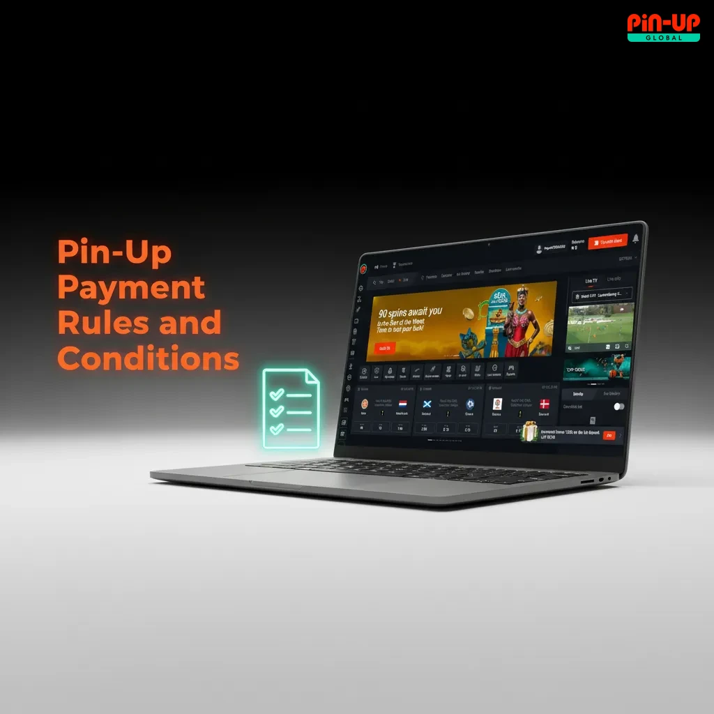 Infographic: Pin-Up payment rules in Nigeria: name match, withdraw to deposit method, KYC, limits, bonus wagering.