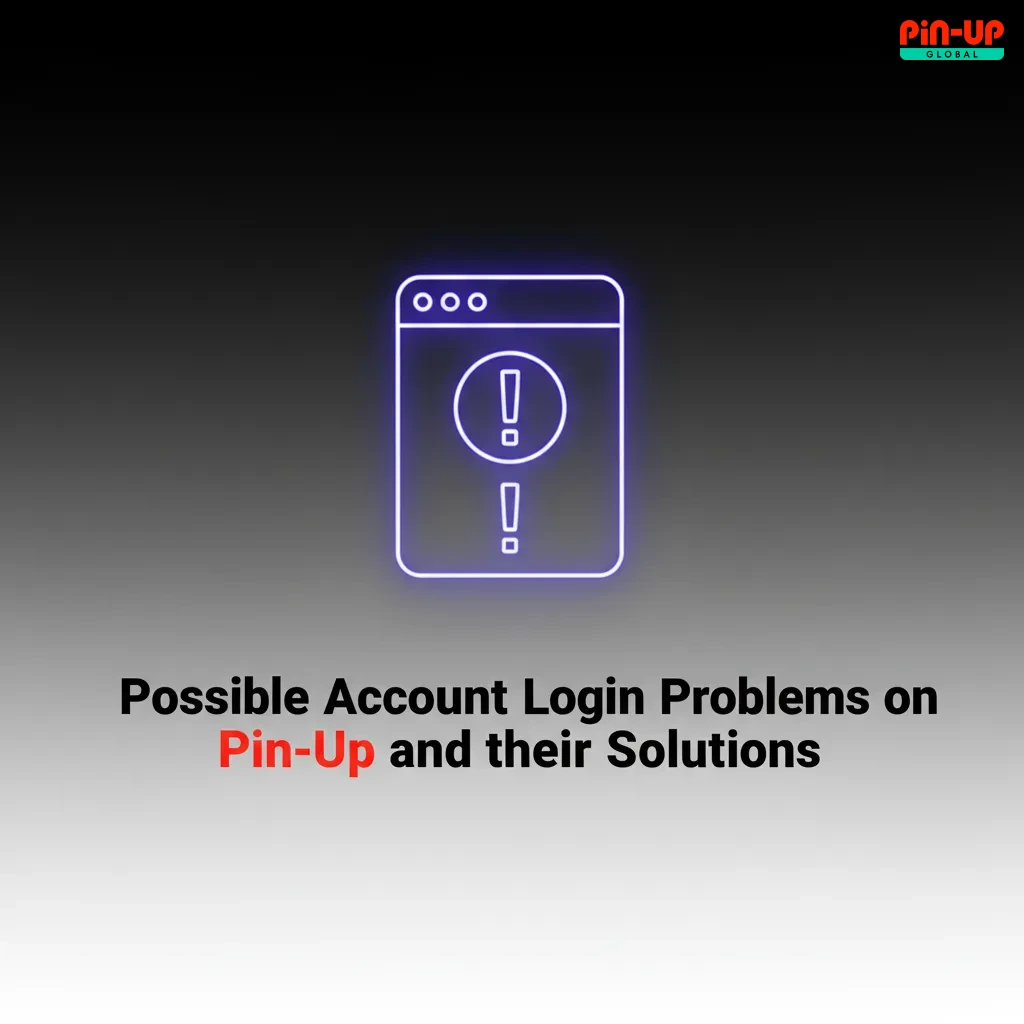Table of common Pin-Up login problems and fixes: wrong password, no code, lockout, 2FA, site/app not loading.