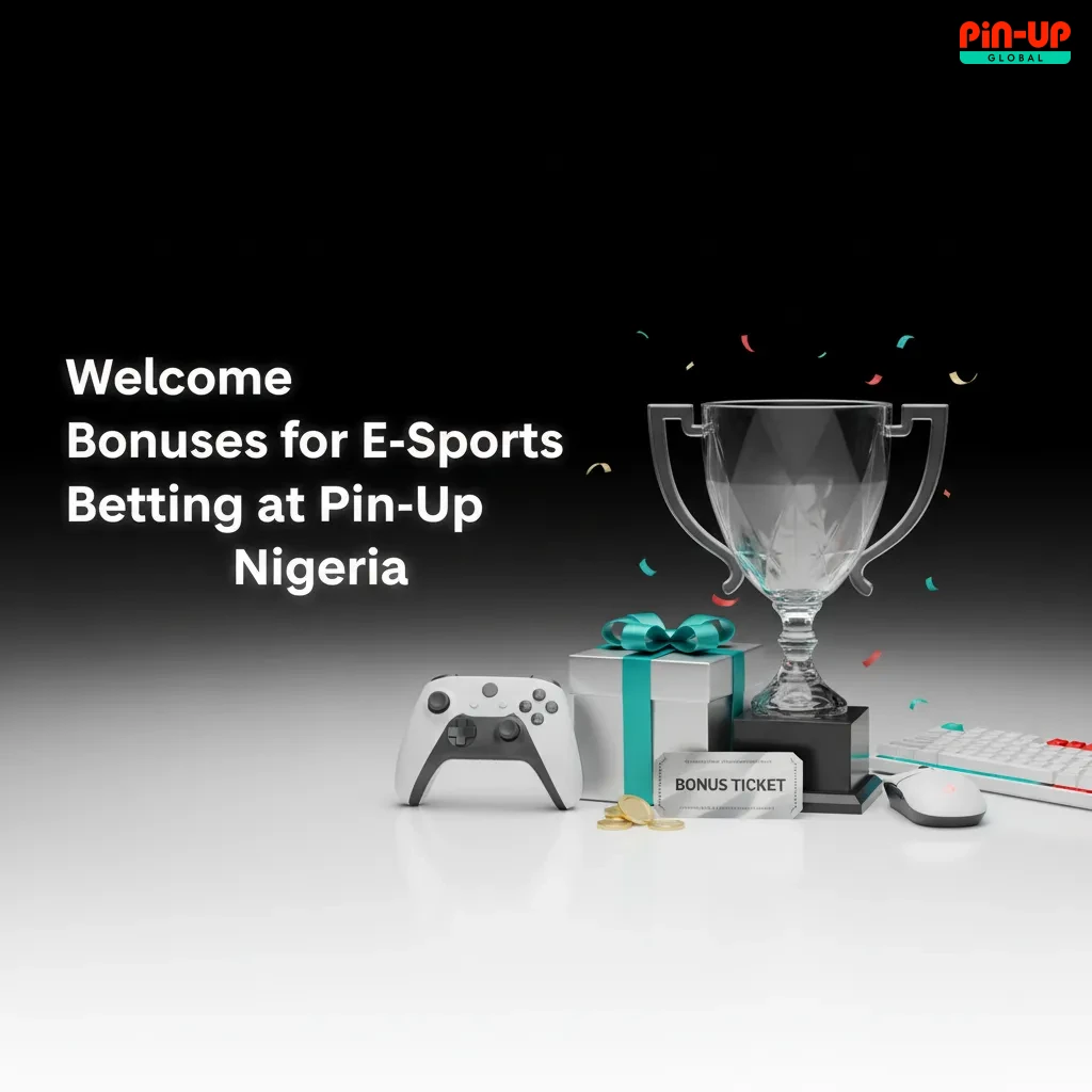 Pin-Up Nigeria welcome bonuses for esports: 120% + 250FS up to ₦9,000,000. Steps: register, deposit, activate, wager, bet.